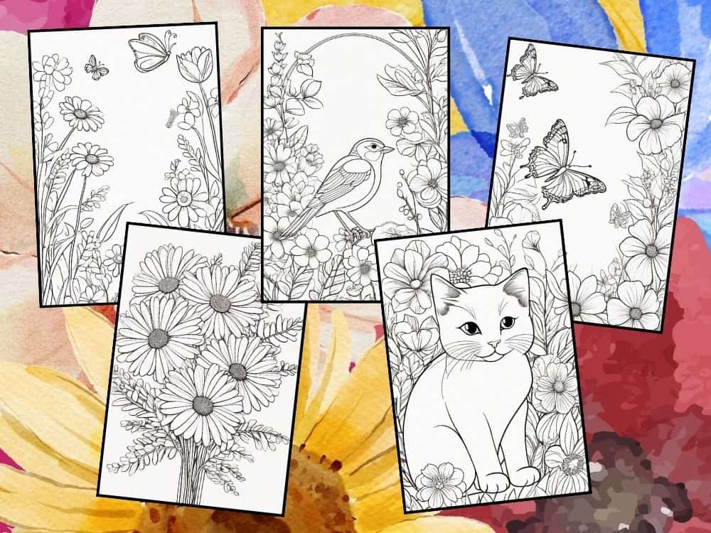 Explore the Beauty of Spring with These 32 Free Coloring Pages
